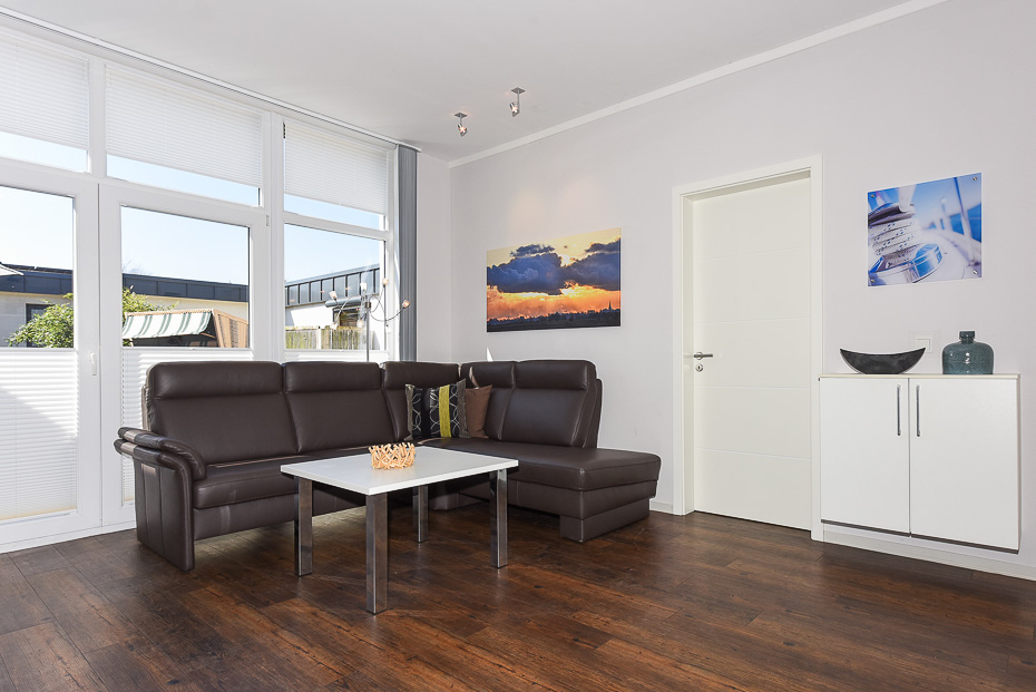 Ferienwohnung „Christoph Kolumbus“ - Wohnraum mit integrierter Küche