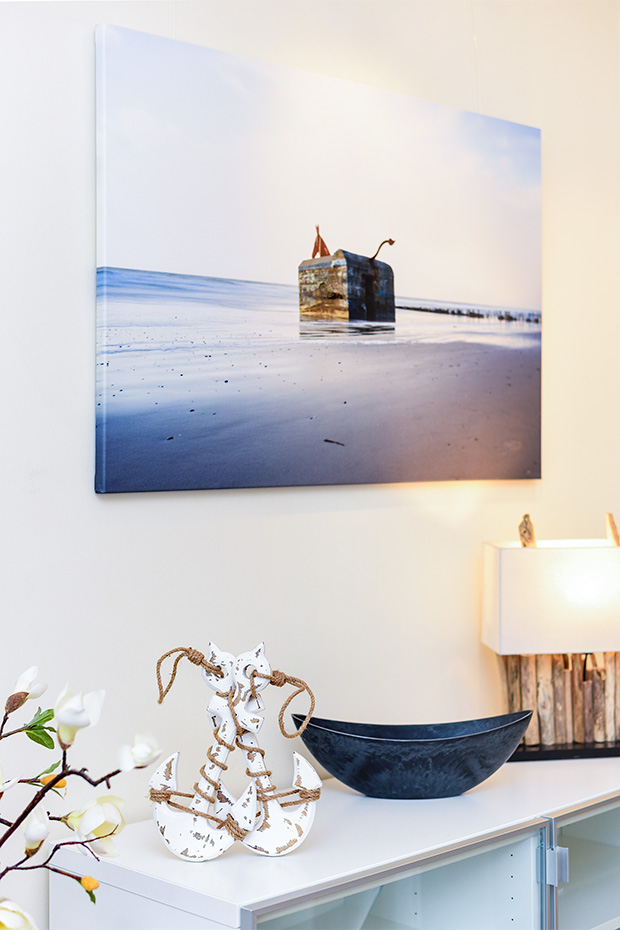 Ferienwohnung „Leif Eriksson“ - Wohnraum mit integrierter Küche