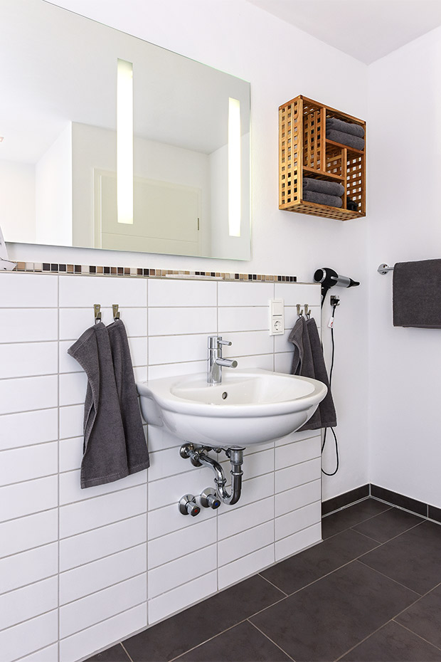 Ferienwohnung „Roald Amundsen“ - Badezimmer