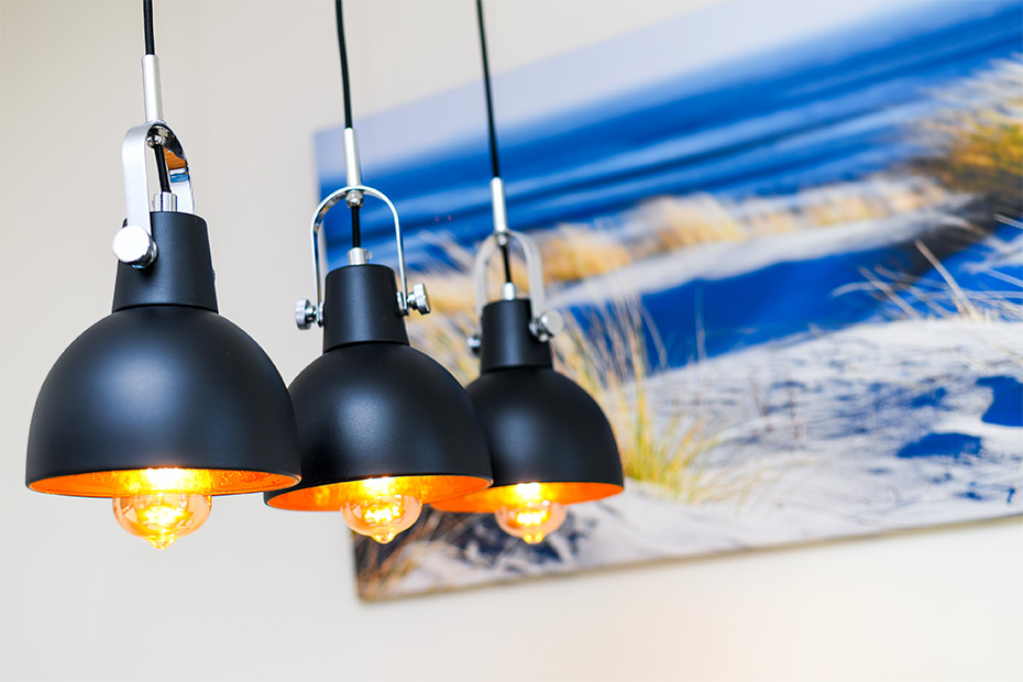 Ferienwohnung „Roald Amundsen“ - Wohnraum mit integrierter Küche