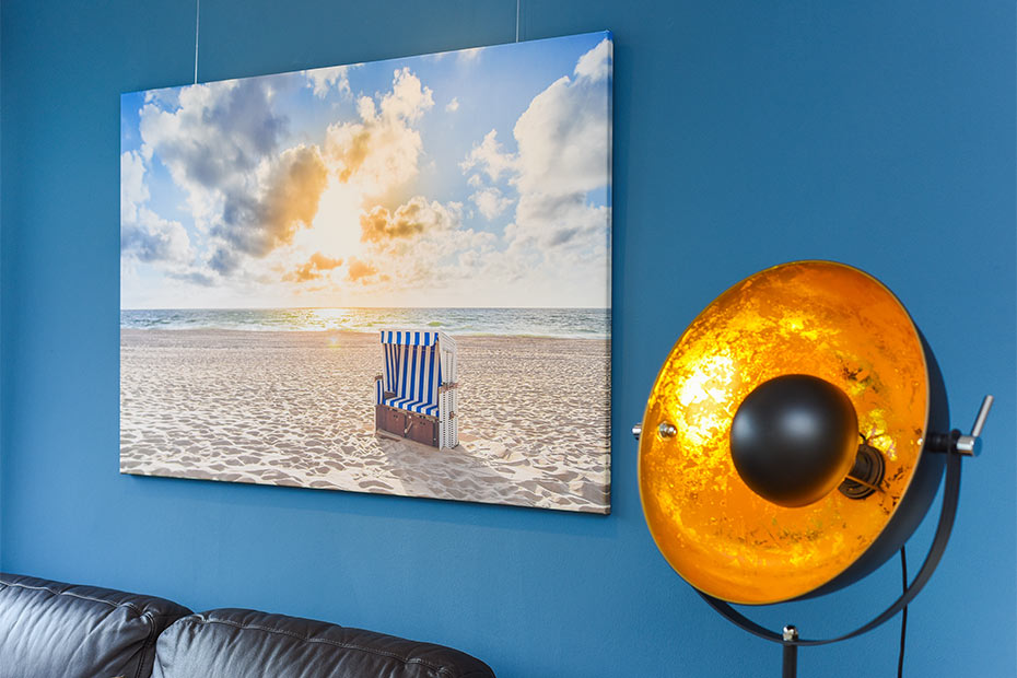 Ferienwohnung „Roald Amundsen“ - Wohnraum mit integrierter Küche