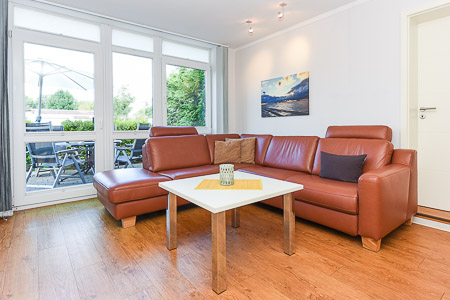 Ferienwohnung „Vasco da Gama“ - Wohnraum mit integrierter Küche