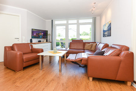 Ferienwohnung „Vasco da Gama“ - Wohnraum mit integrierter Küche