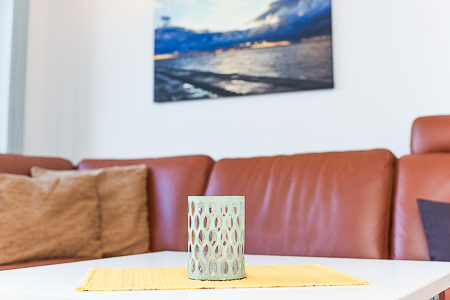 Ferienwohnung „Vasco da Gama“ - Wohnraum mit integrierter Küche