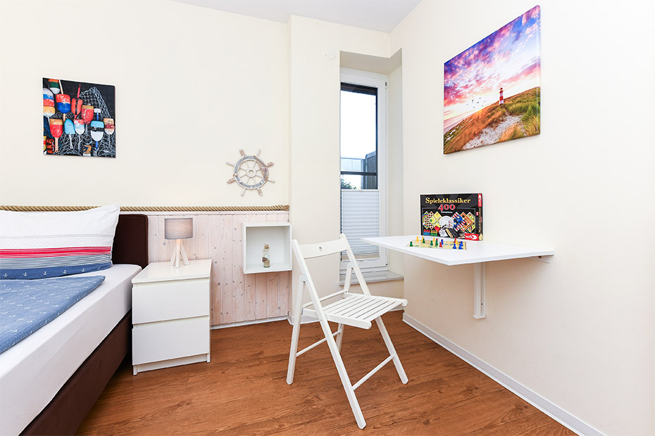 Ferienwohnung „Willem Barents“ - Schlafzimmer 2/Kinderzimmer