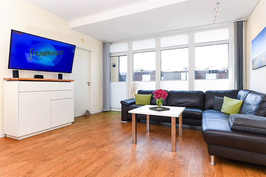 Ferienwohnung „Willem Barents“ - Wohnraum mit integrierter Küche