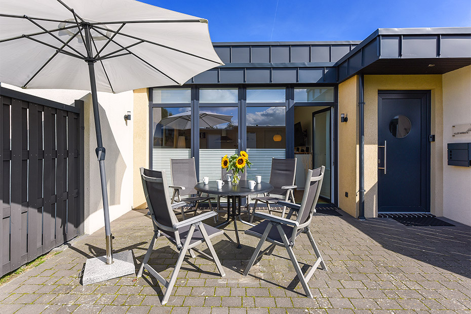 Ferienwohnung „Willem Barents“ - Terrasse