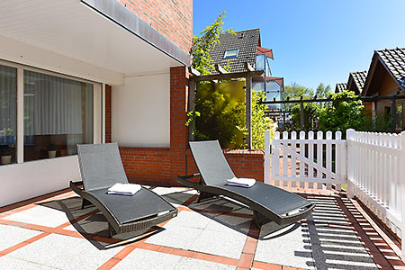 Ferienwohnung 1 - Terrasse