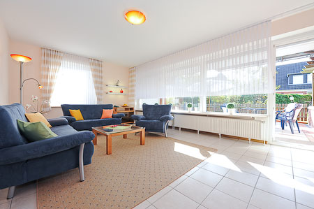 Ferienwohnung 1 - Wohnzimmer