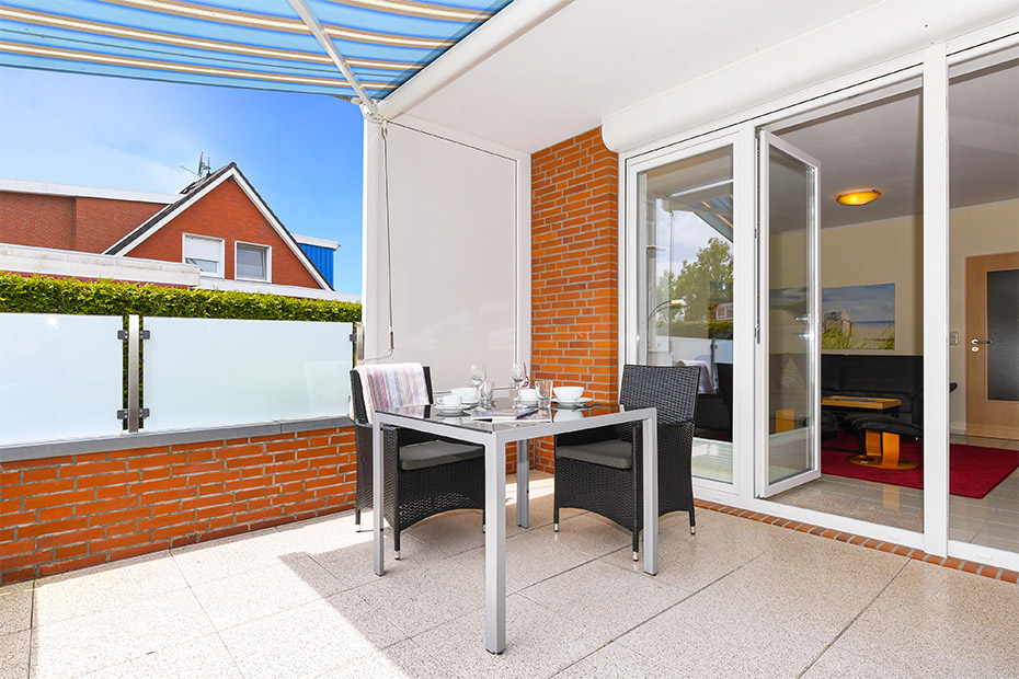 Ferienwohnung 5 - Terrasse