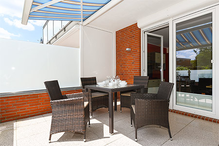 Ferienwohnung 6 - Terrasse