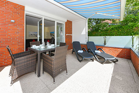 Ferienwohnung 6 - Terrasse