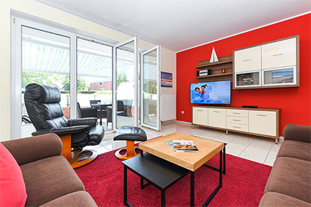Ferienwohnung 6 - Wohnzimmer