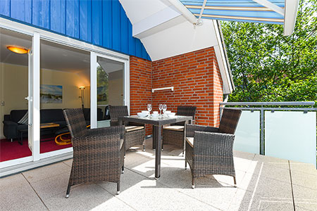 Ferienwohnung 8 - Balkon