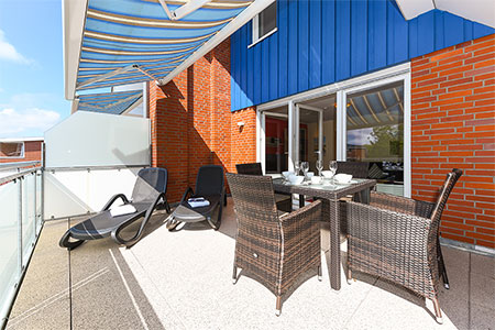 Ferienwohnung 8 - Balkon