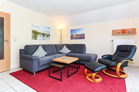 Ferienwohnung 8 - Wohnzimmer