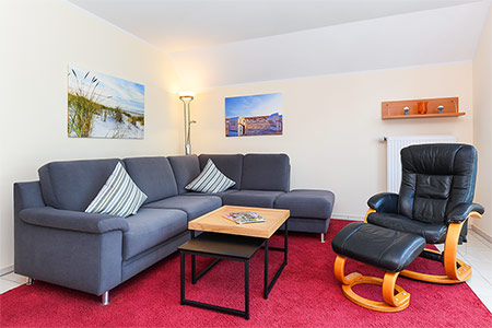 Ferienwohnung 8 - Wohnzimmer