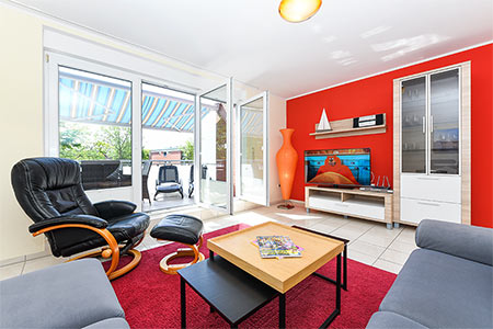 Ferienwohnung 8 - Wohnzimmer