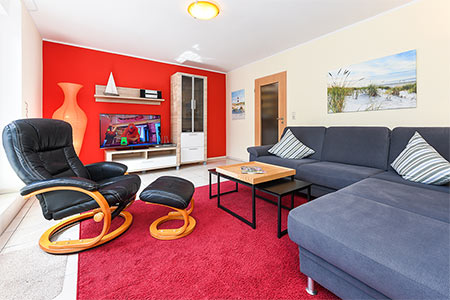 Ferienwohnung 8 - Wohnzimmer