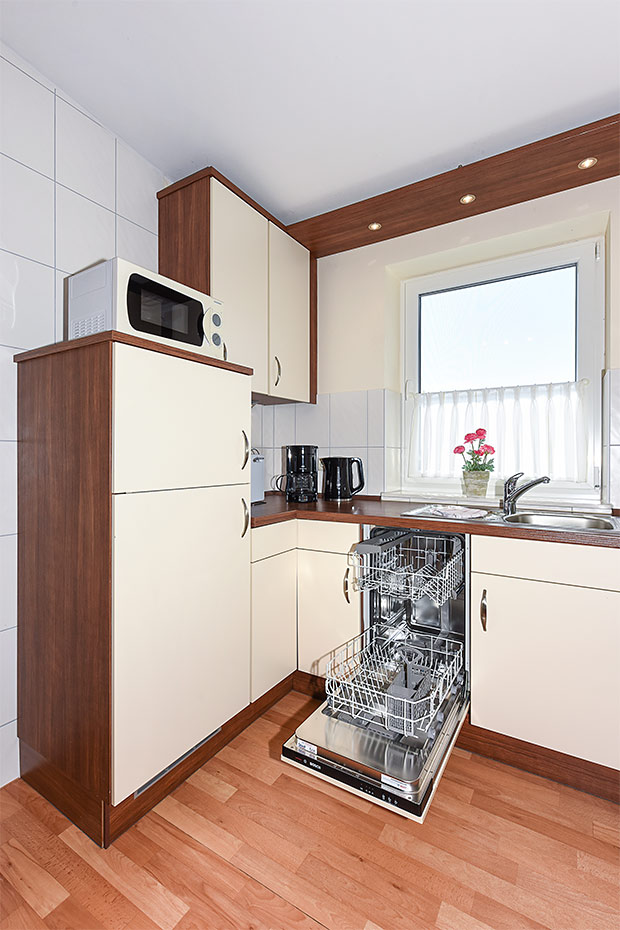 Ferienwohnung 10 - Wohnraum mit integrierter Küche