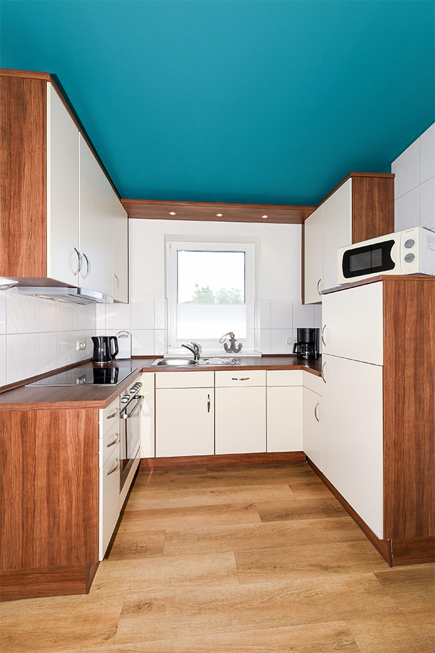 Ferienwohnung 9 - Wohnraum mit integrierter Küche