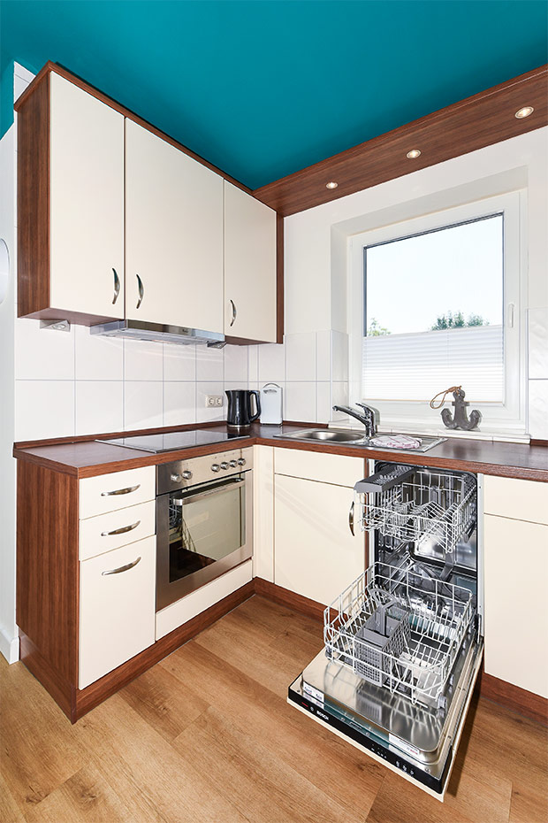 Ferienwohnung 9 - Wohnraum mit integrierter Küche