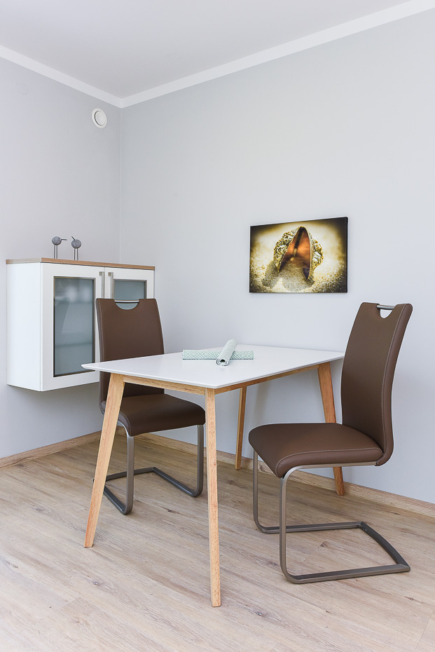 Ferienwohnung 16 - Wohnzimmer mit integriertem Küchenbereich