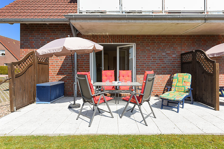 Ferienwohnung „Mole“ - Terrasse