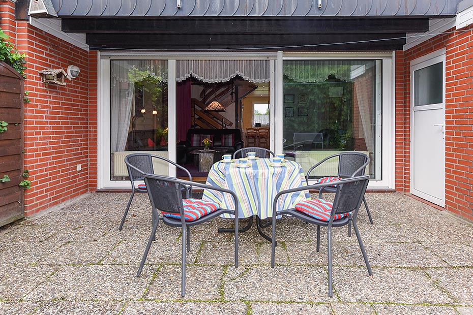 Ferienhaus „Windmühle“ - Terrasse