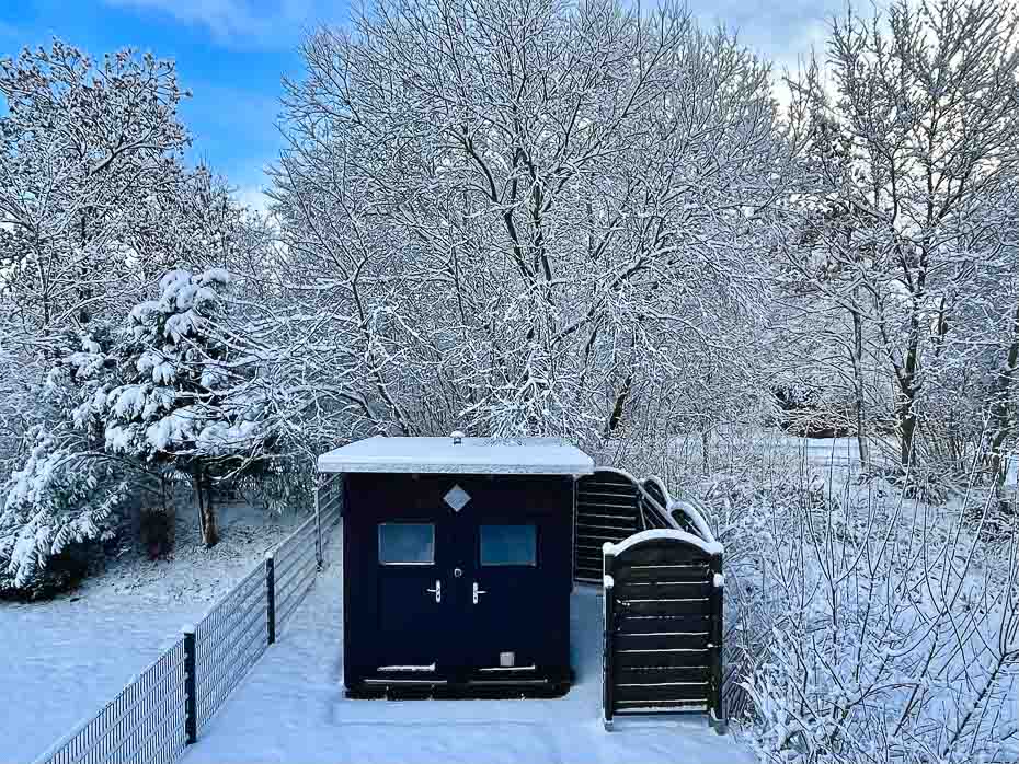 Ferienhaus „Nordseenixe“ - Gartenhaus mit Sauna