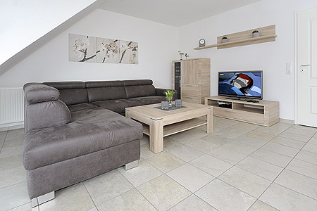 Ferienwohnung „Friesentraum“ - Wohn- und Esszimmer