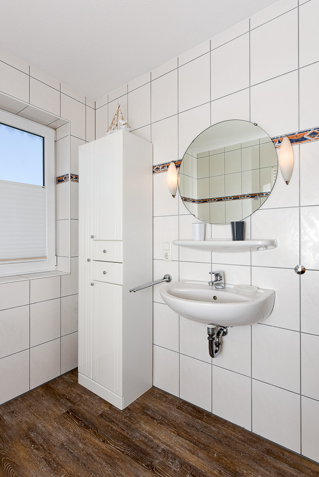 Ferienwohnung „Wattenblick“ - Badezimmer