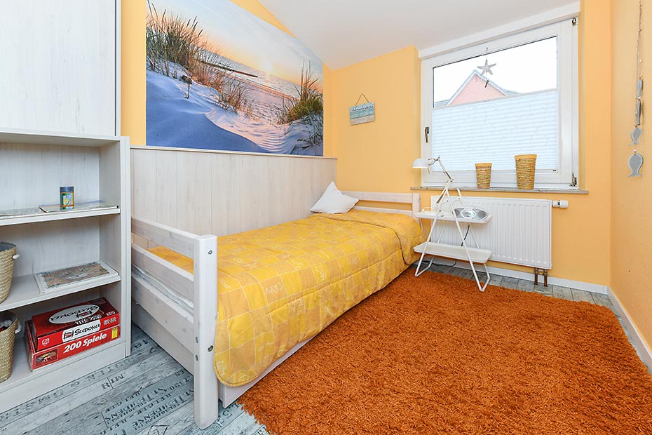 Ferienhaus „Nordseeschnecke“ - Schlafzimmer 2/Kinderzimmer
