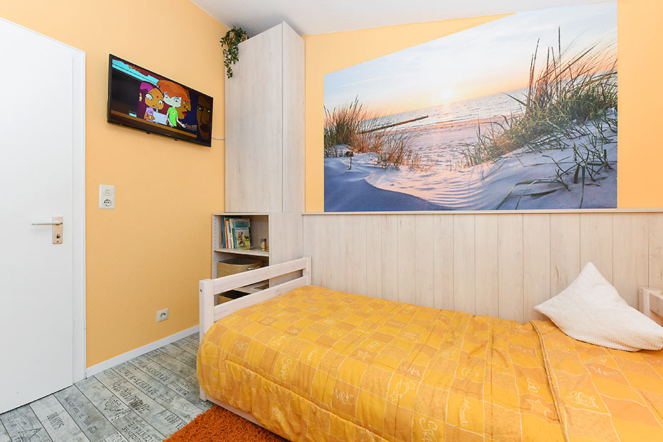 Ferienhaus „Nordseeschnecke“ - Schlafzimmer 2/Kinderzimmer