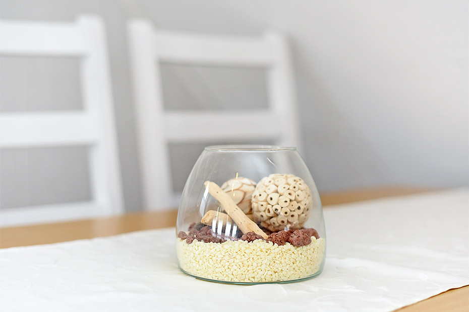 Ferienwohnung „Deichgraf“ - Wohnzimmer mit integriertem Küchenbereich