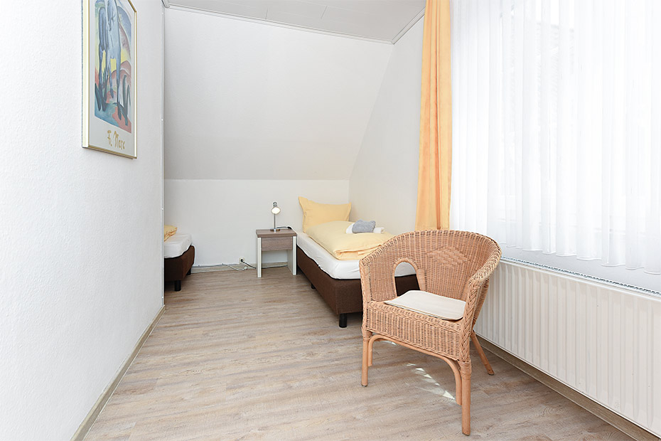 Ferienwohnung „Deichpanorama“ - Schlafzimmer 2/Kinderzimmer