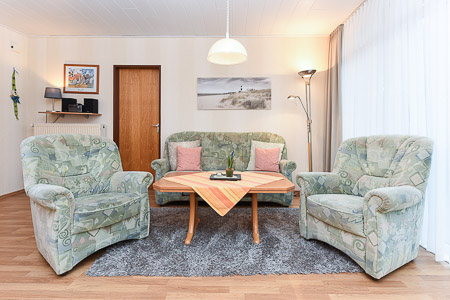 Ferienhaus 304 - Wohnzimmer