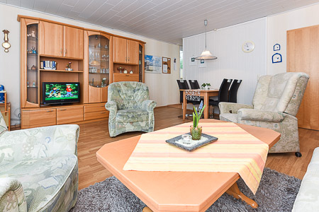 Ferienhaus 304 - Wohnzimmer