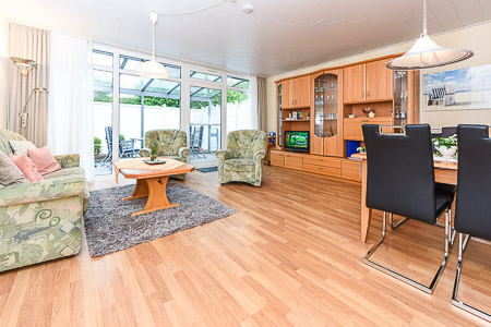 Ferienhaus 304 - Wohnzimmer