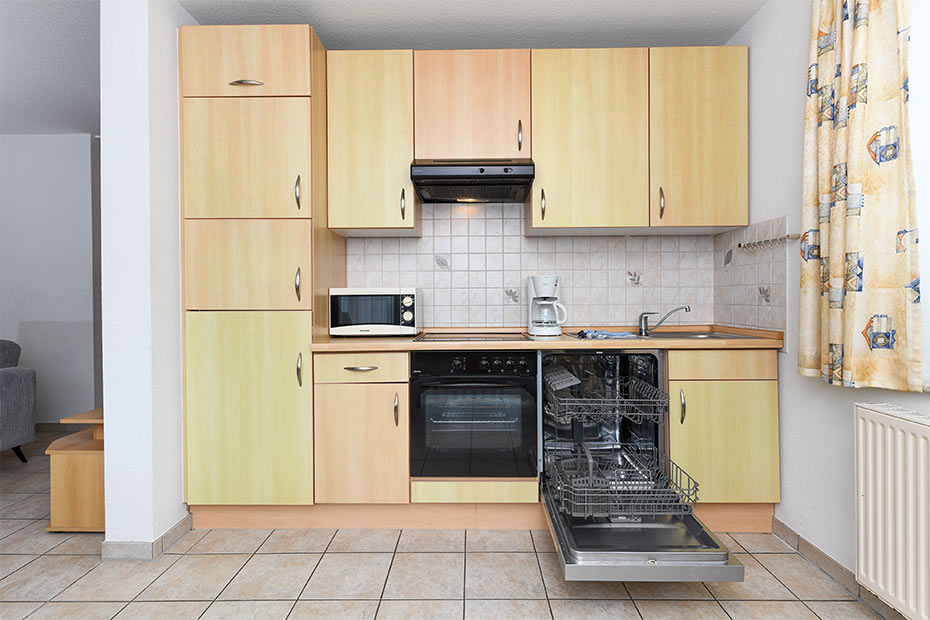 Ferienhaus „Pia“ - Wohnraum mit integrierter Küche