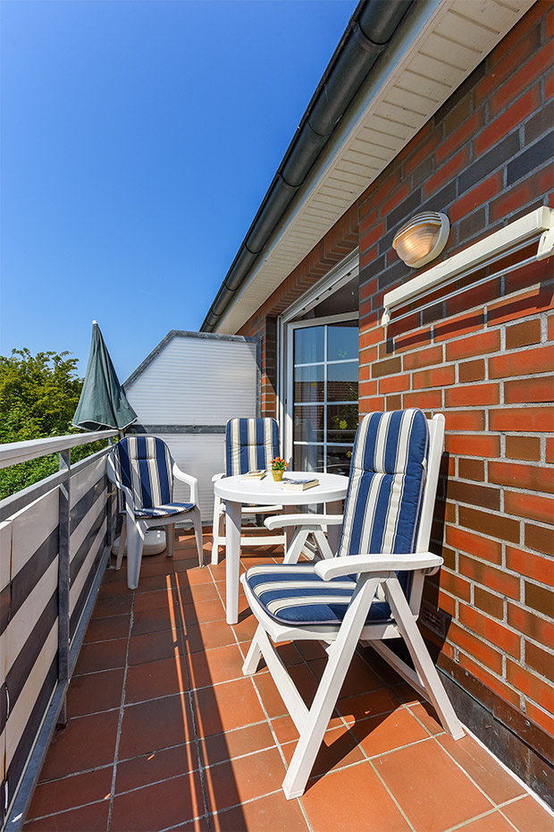 Ferienwohnung „Anne Bonny“ - Balkon
