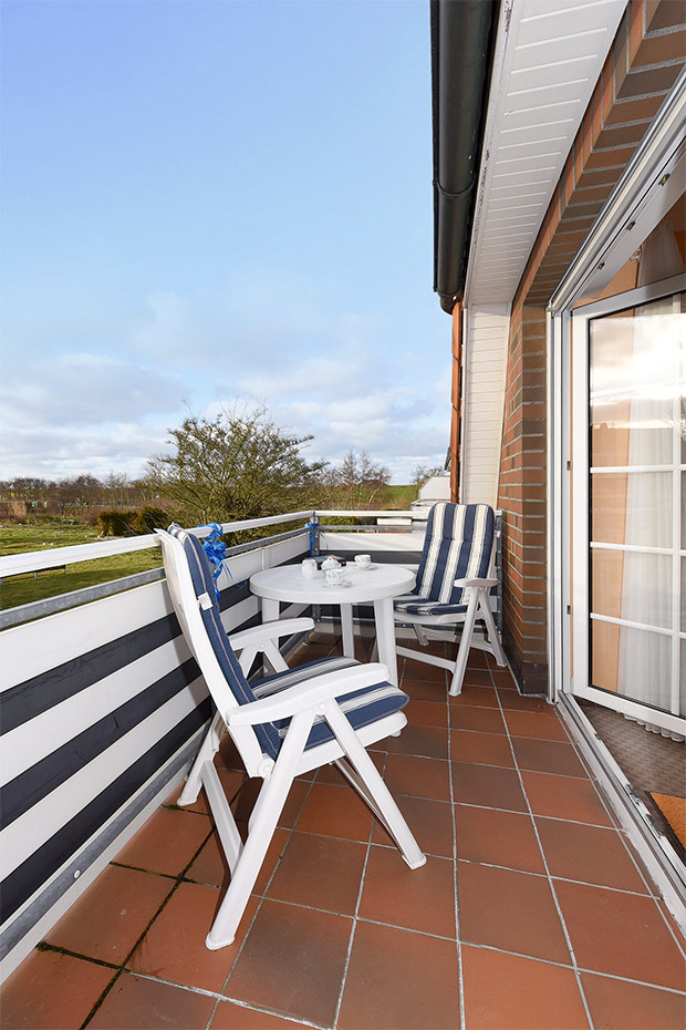 Ferienwohnung „Blackbeard“ - Balkon