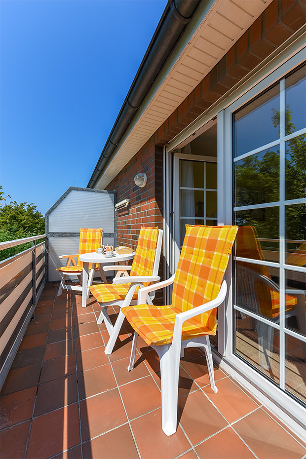 Ferienwohnung „Henry Morgan“ - Balkon