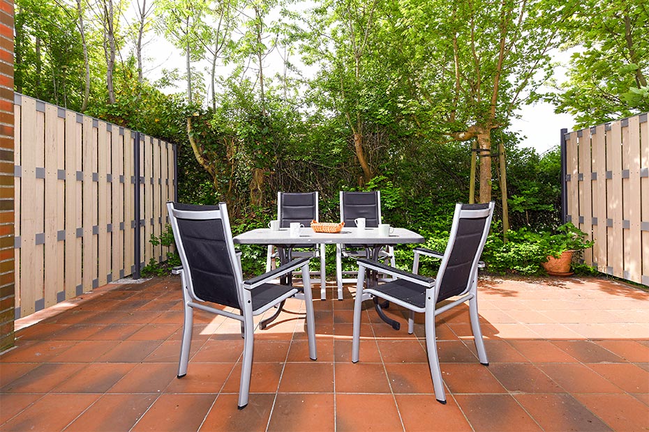 Ferienwohnung „Klaus Störtebeker“ - Terrasse