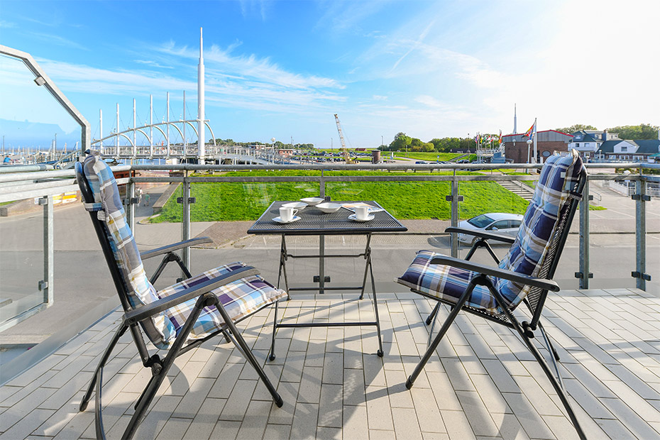 Ferienwohnung „Nordseekieker“ - Balkon