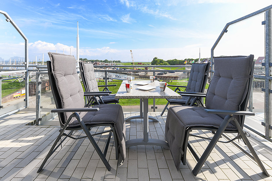 Ferienwohnung „Seedeich“ - Balkon