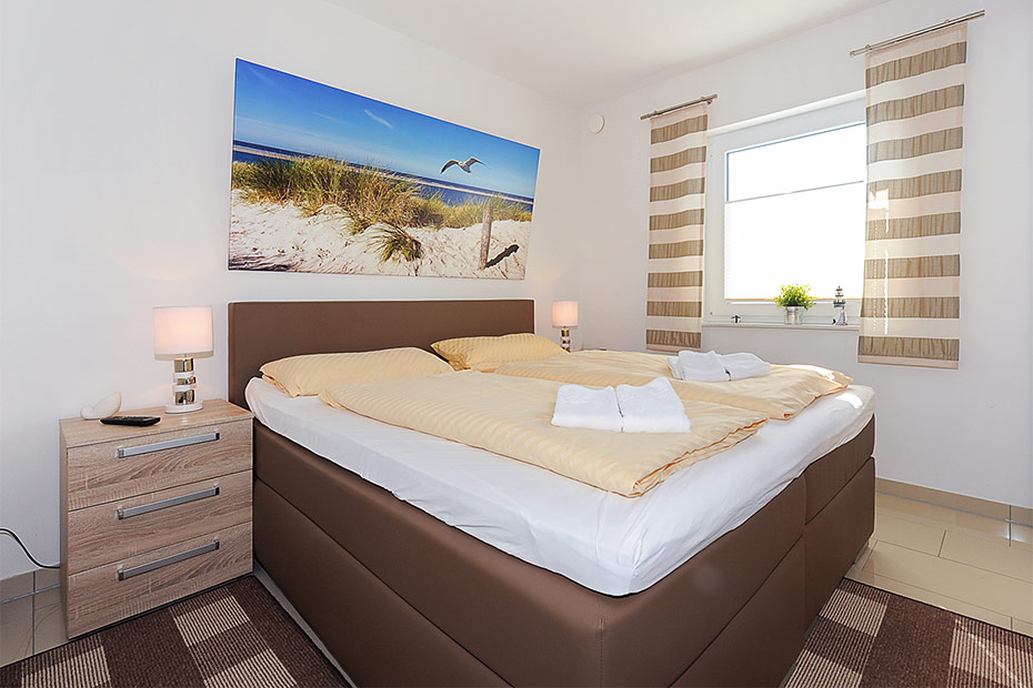 Ferienwohnung „Seedeich“ - Schlafzimmer