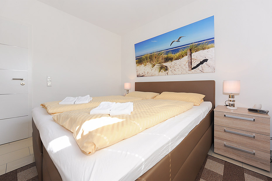 Ferienwohnung „Seedeich“ - Schlafzimmer
