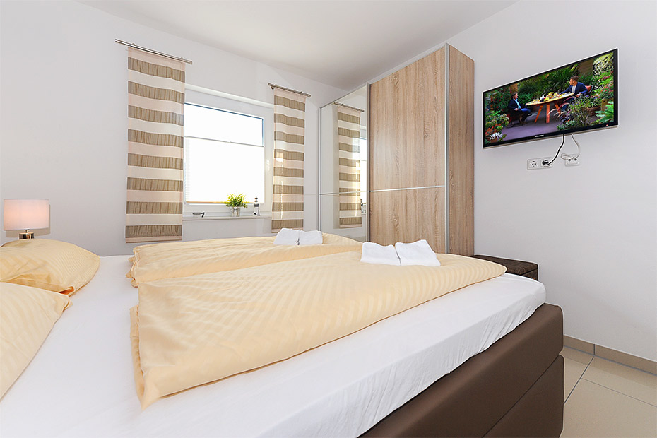 Ferienwohnung „Seedeich“ - Schlafzimmer