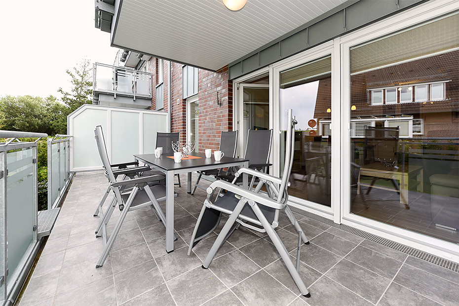 Ferienwohnung „Hessentor“ - Terrasse